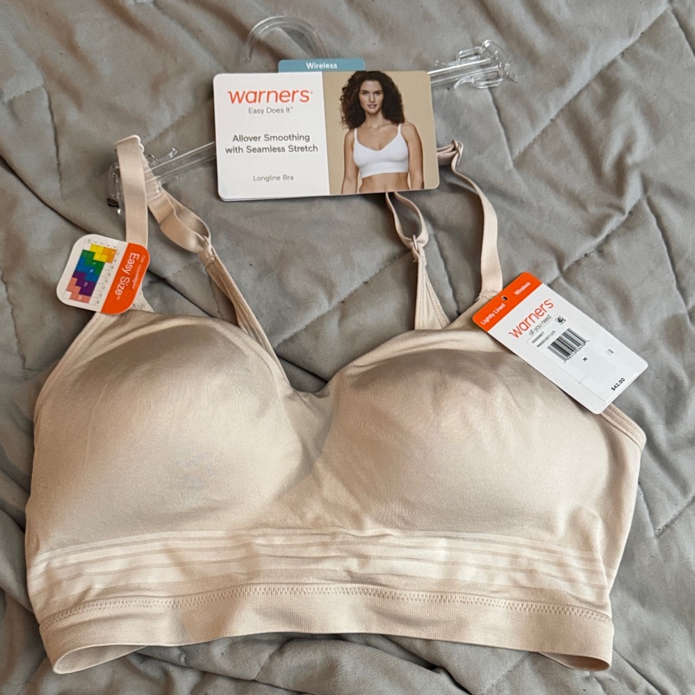 Warner's Seamless Light Beige Bra